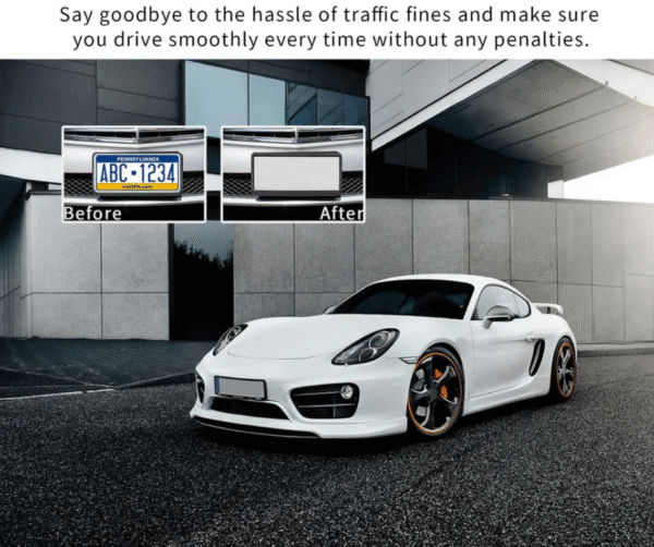 Reflective License Plate Stickers (Numbers) - Image 6